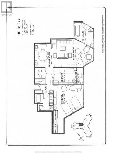 Builder's Floor Plan - 1801 - 1300 Bloor Street, Mississauga, ON - Other