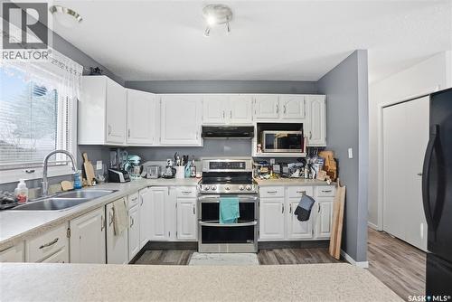 3317 Eagle Crescent, Prince Albert, SK - Indoor Photo Showing Kitchen With Double Sink