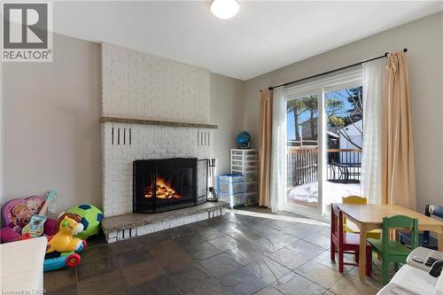 41 Delavan Drive, Cambridge, ON - Indoor Photo Showing Living Room With Fireplace