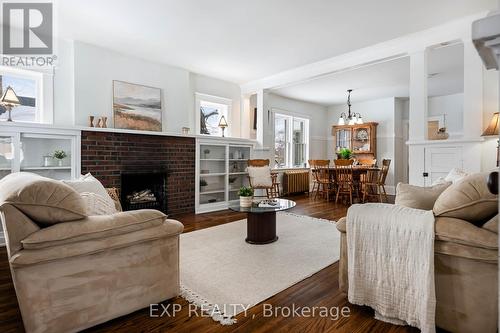314 Main Street E, Shelburne, ON - Indoor Photo Showing Living Room With Fireplace