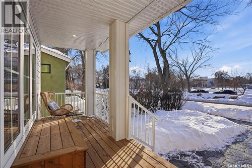 611 Dufferin Avenue, Saskatoon, SK - Outdoor With Deck Patio Veranda