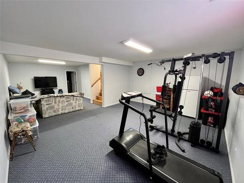 213 Burton School Road, Burton, BC - Indoor Photo Showing Gym Room