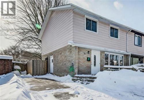 71 SHADELAND Crescent  Kitchener, ON N2M 2J1