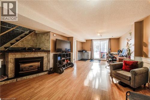 71 Shadeland Crescent, Kitchener, ON - Indoor Photo Showing Living Room With Fireplace