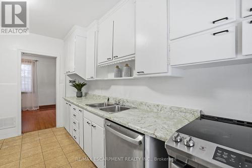 170 Dufferin Street, Hamilton, ON - Indoor Photo Showing Kitchen With Double Sink