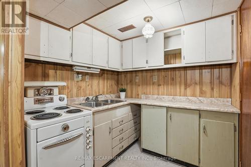 170 Dufferin Street, Hamilton, ON - Indoor Photo Showing Kitchen With Double Sink