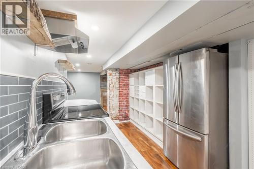 11 Lorne Avenue, Hamilton, ON - Indoor Photo Showing Kitchen With Double Sink