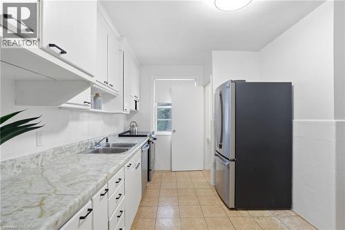 170 Dufferin Street, Hamilton, ON - Indoor Photo Showing Kitchen With Double Sink