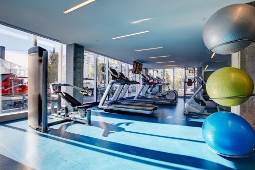 Salle d'exercice - 1002-1450 Boul. René-Lévesque O., Montréal (Ville-Marie), QC - Indoor Photo Showing Gym Room