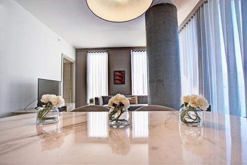 Salle à manger - 1002-1450 Boul. René-Lévesque O., Montréal (Ville-Marie), QC - Indoor Photo Showing Dining Room