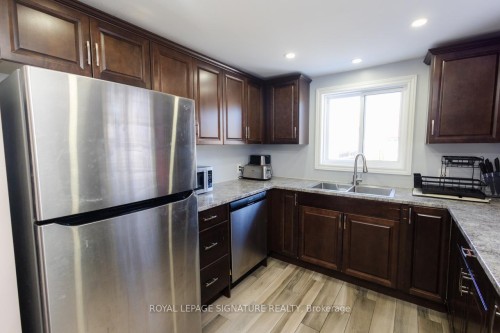 317 Britannia Avenue, Hamilton, ON - Indoor Photo Showing Kitchen With Double Sink