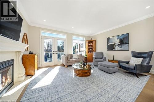 3168 Watercliffe Court, Oakville, ON - Indoor Photo Showing Living Room With Fireplace