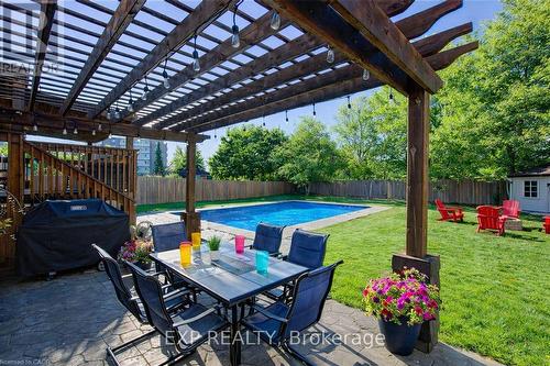 36 Blackfriars Place, Kitchener, ON - Outdoor With In Ground Pool With Deck Patio Veranda