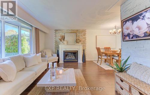 36 Blackfriars Place, Kitchener, ON - Indoor Photo Showing Living Room With Fireplace