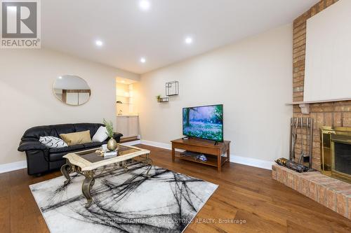 45 Spring Gate Boulevard, Vaughan, ON - Indoor Photo Showing Living Room With Fireplace