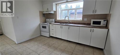 23 Rutherford Drive Unit# B, Kitchener, ON - Indoor Photo Showing Kitchen With Double Sink