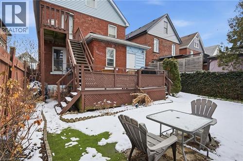 68 Gage Avenue S, Hamilton, ON - Outdoor With Deck Patio Veranda