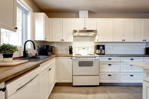Cuisine - 339 Rue De La Légende, Sainte-Adèle, QC - Indoor Photo Showing Kitchen With Double Sink