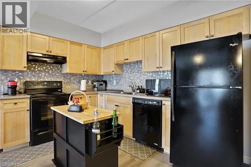 155 Water Street S Unit# 503, Cambridge, ON - Indoor Photo Showing Kitchen