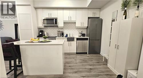 247 Northfield Drive E Unit# 507, Waterloo, ON - Indoor Photo Showing Kitchen With Stainless Steel Kitchen