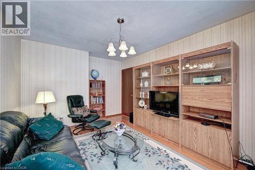 132 Forest Hill Drive, Kitchener, ON - Indoor Photo Showing Living Room With Fireplace