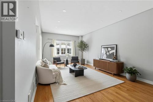 Virtually/digitally staged living area - 100 Beddoe Drive Unit# 25, Hamilton, ON - Indoor