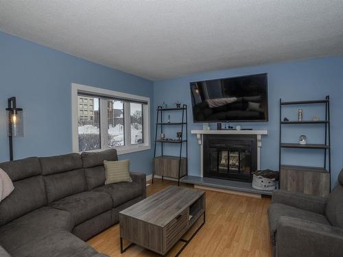 319 Vickers Street S, Thunder Bay, ON - Indoor Photo Showing Living Room With Fireplace