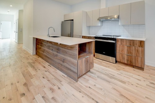 Cuisine - 4795 Rue Ste-Catherine E., Montréal (Mercier/Hochelaga-Maisonneuve), QC - Indoor Photo Showing Kitchen With Upgraded Kitchen