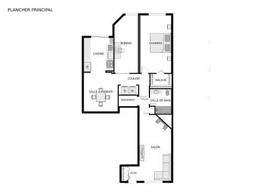 Plan (croquis) - 2516 Av. Hector, Montréal (Mercier/Hochelaga-Maisonneuve), QC - Other