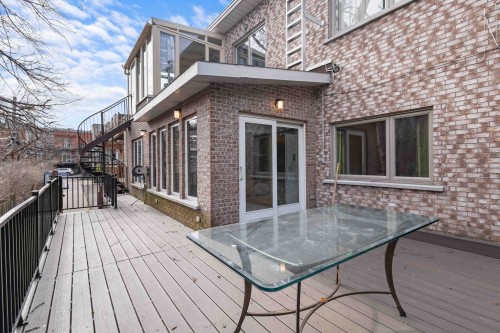 Terrasse - 5751 Rue Plantagenet, Montréal (Côte-Des-Neiges/Notre-Dame-De-Grâce), QC - Outdoor With Exterior