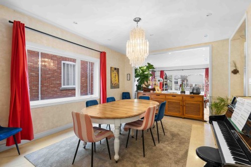 Salle à manger - 5751 Rue Plantagenet, Montréal (Côte-Des-Neiges/Notre-Dame-De-Grâce), QC - Indoor Photo Showing Dining Room