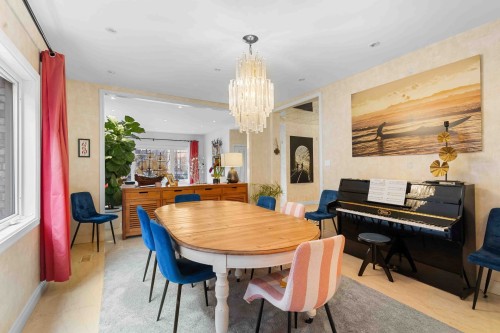 Salle à manger - 5751 Rue Plantagenet, Montréal (Côte-Des-Neiges/Notre-Dame-De-Grâce), QC - Indoor Photo Showing Dining Room