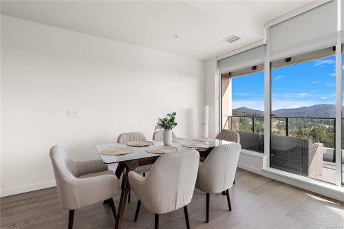 1402-2000 Hannington Rd, Langford, BC - Indoor Photo Showing Dining Room