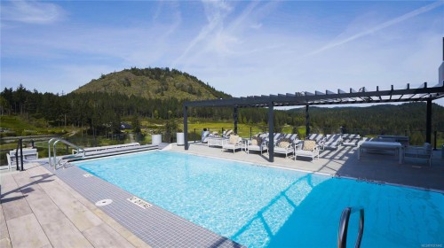 1402-2000 Hannington Rd, Langford, BC - Outdoor With In Ground Pool