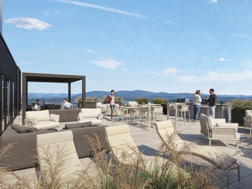 Patio - 501-435 57E Rue O., Québec (Charlesbourg), QC - Outdoor With View