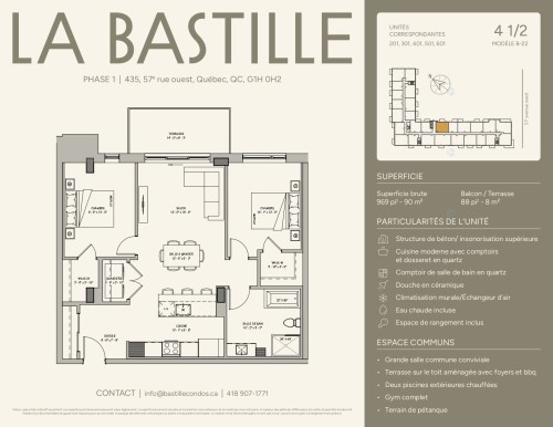 Floor Plan - 501-435 57E Rue O., Québec (Charlesbourg), QC - Other