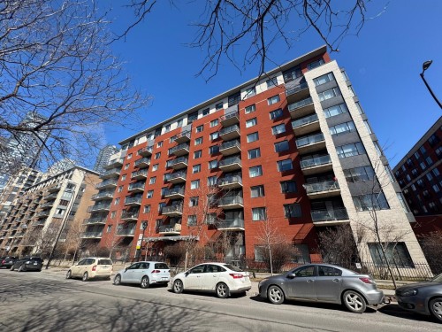 Front of Structure - 402-551 Rue De La Montagne, Montréal (Ville-Marie), QC - Outdoor With Balcony With Facade