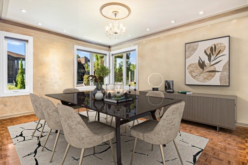 Dining Room - 5901 Av. Brandeis, Côte-Saint-Luc, QC - Indoor Photo Showing Dining Room
