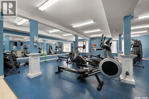 409 5301 Universal Crescent, Regina, SK - Indoor Photo Showing Gym Room