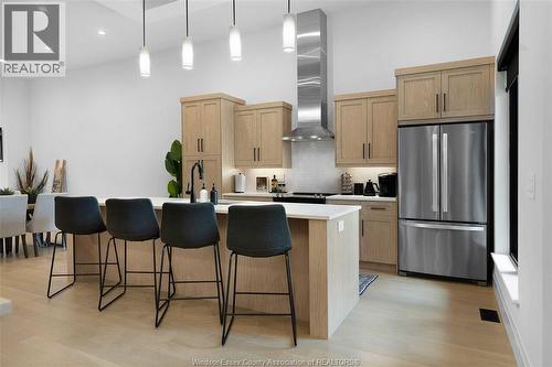 572 Lily Mac Boulevard, Windsor, ON - Indoor Photo Showing Kitchen With Upgraded Kitchen