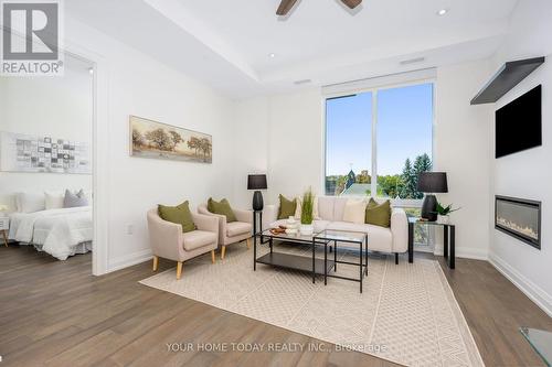 610 - 42 Mill Street, Halton Hills, ON - Indoor With Fireplace