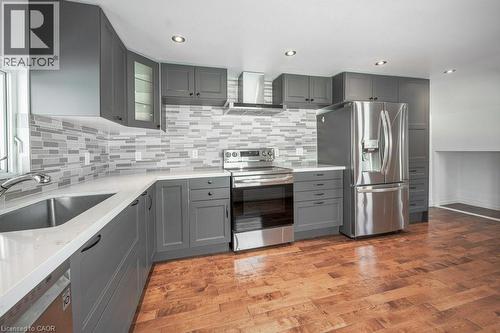 Kitchen - 22 Dundonald Road, Cambridge, ON - Indoor Photo Showing Kitchen With Upgraded Kitchen