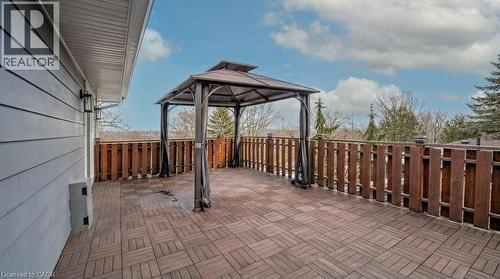 Upper Patio off family room - 22 Dundonald Road, Cambridge, ON - Outdoor