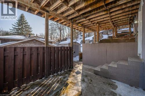 Lower Patio - 22 Dundonald Road, Cambridge, ON - 