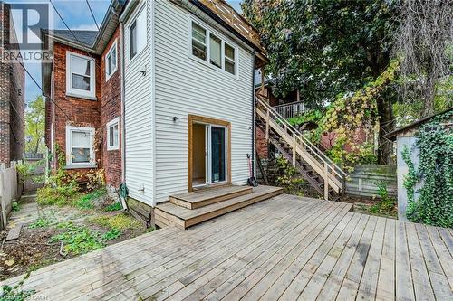 Back deck - 78 Stinson Street, Hamilton, ON - Outdoor With Deck Patio Veranda