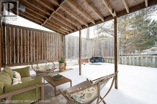 Virtually Staged - 34 Burn Place Unit# 5, Kitchener, ON - Indoor Photo Showing Basement