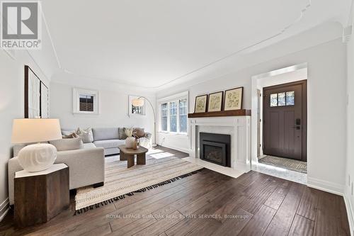 321 Guelph Line, Burlington, ON - Indoor Photo Showing Living Room With Fireplace