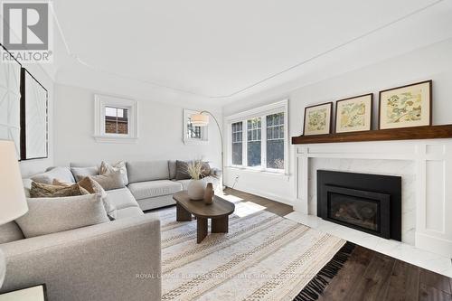 321 Guelph Line, Burlington, ON - Indoor Photo Showing Living Room With Fireplace
