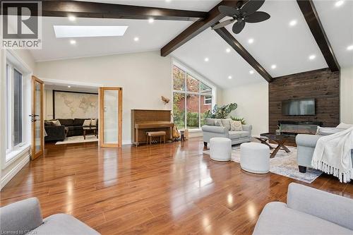 45 Sideroad 18, Fergus, ON - Indoor With Fireplace