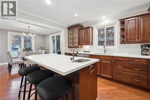 45 Sideroad 18, Fergus, ON - Indoor Photo Showing Kitchen With Double Sink